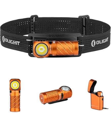 オーライト　olight Perun 3 Mini premium オレンジ Amazon.com : OLIGHT Perun 3 Mini Headlamp 1250 Lumens LED Head